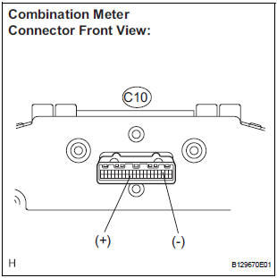 INSPECT COMBINATION METER (3rd SEAT INDICATOR LIGHT)